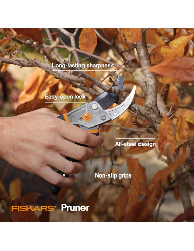 Juego de Herramientas Fiskars para Plantas de Interior 4 Pzas