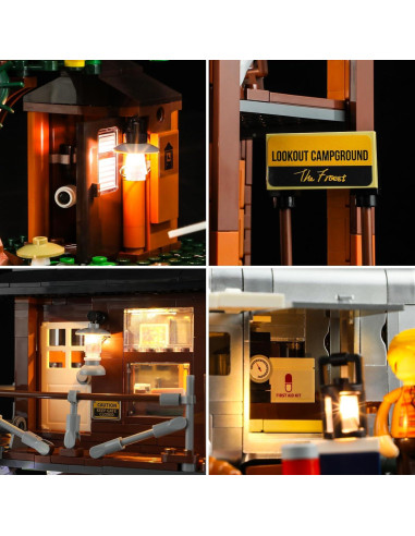Conjunto de Bloques de Construcción Campamento Lookout Funwhole 1426 Pzs