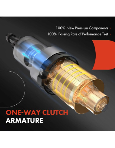 Motor de arranque A-Premium 12V 1.2KW 9 dientes para Buick y Chevrolet