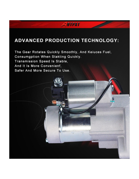 Motor de Arranque AOTPAT 12V 1.4KW para Infiniti y Nissan Motor de Arranque AOTPAT 12V 1.4KW para Infiniti y Nissan