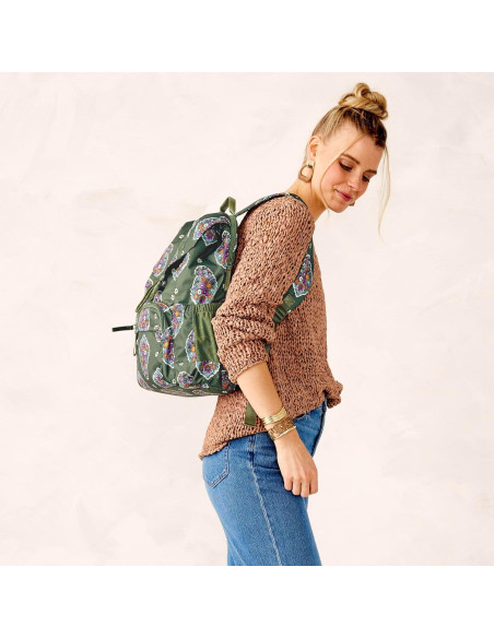 Mochila Vera Bradley Ripstop Kew Gardens Verde 40.6x27.9 cm Mochila Vera Bradley Ripstop Kew Gardens Verde 40.6x27.9 cm