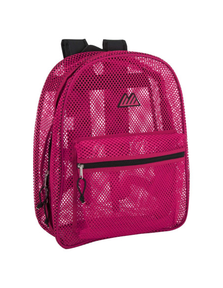 Mochila de Malla Summit Ridge Rosa 43x33x15cm Aprobada Estadio Mochila de Malla Summit Ridge Rosa 43x33x15cm Aprobada Estadio