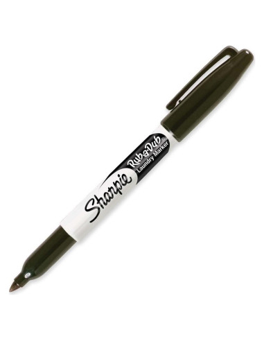 Marcador Permanente para Ropa Sharpie Rub-A-Dub Negro Fino
