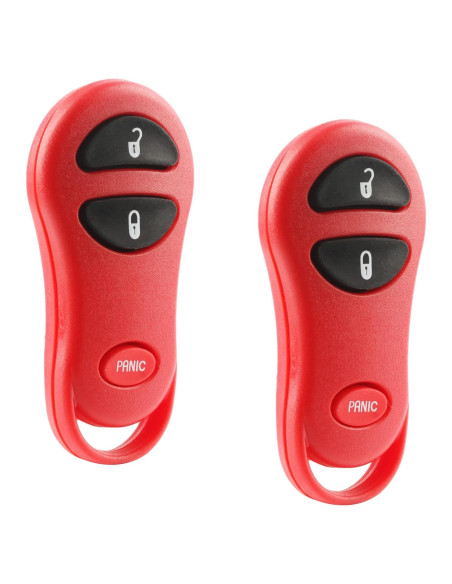 Control Remoto USARemote Rojo 3 Botones para Chrysler Dodge Control Remoto USARemote Rojo 3 Botones para Chrysler Dodge