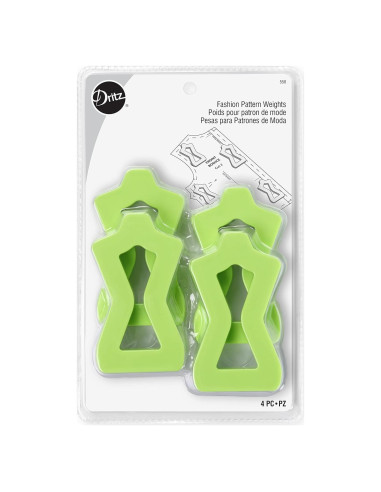 Pesas de Patrón Dritz Fashion 4 Piezas Verde 10.16 cm