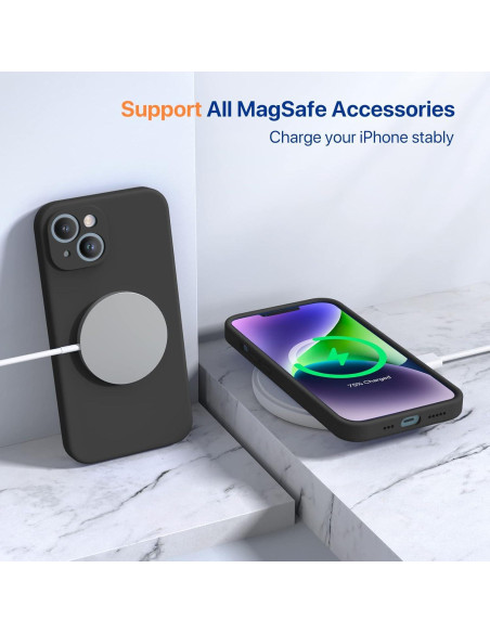 Funda para iPhone 14 Miracase con protector de pantalla Funda para iPhone 14 Miracase con protector de pantalla