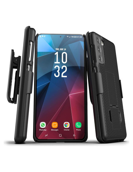 Funda DuraClip para Samsung Galaxy S21 con clip - Negro Funda DuraClip para Samsung Galaxy S21 con clip - Negro