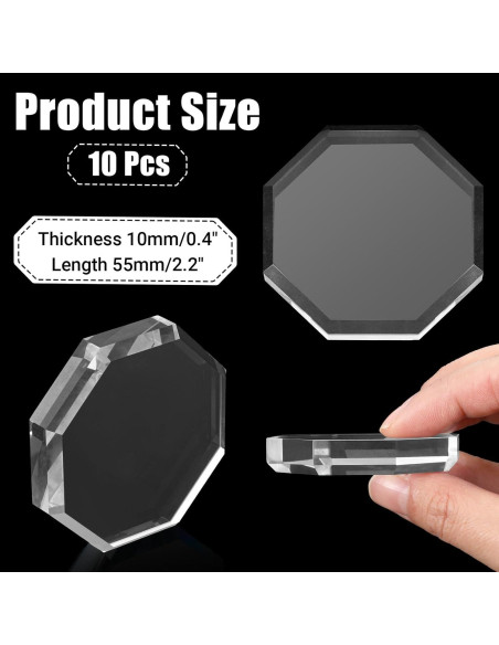 Juego de 10 Pesas de Tela de Vidrio HOFURME 5.58 cm Juego de 10 Pesas de Tela de Vidrio HOFURME 5.58 cm