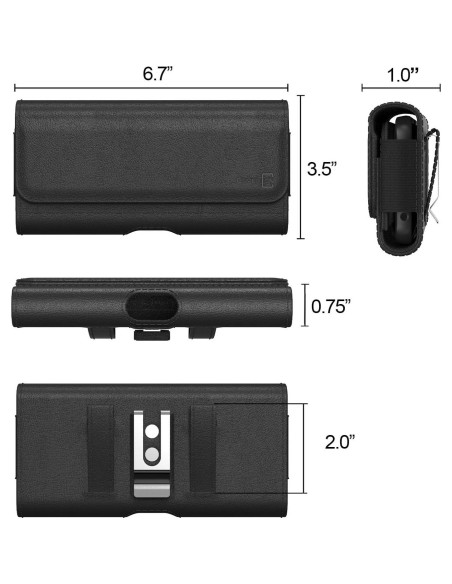 Funda Holster CoverON para Samsung Galaxy A36 A55 - Negro Funda Holster CoverON para Samsung Galaxy A36 A55 - Negro