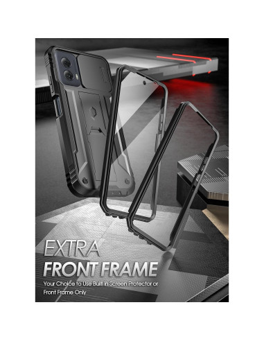 Funda Poetic Revolution para Moto G Power 2024 con soporte