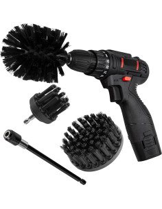 Kit de Accesorios para Taladro OYGLYG 4 Piezas Negro 2