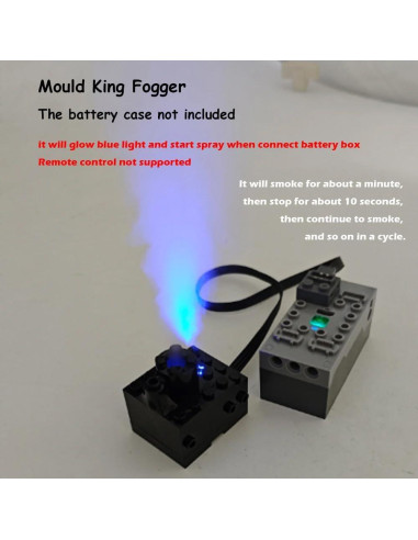 Vaporizador Mould King para Modelos de Construcción Luz Azul