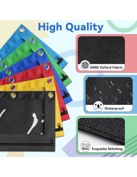 Estuche de Lápices V-Opitos 6 Piezas con Cremallera y Ventana Estuche de Lápices V-Opitos 6 Piezas con Cremallera y Ventana