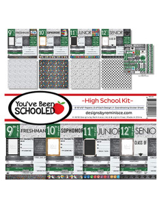 Kit de Álbum de Recortes Reminisce Multicolor 30.48x30.48 cm