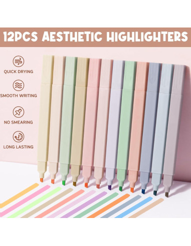 Kit de Suministros Escolares Estéticos FLOE 65 Piezas