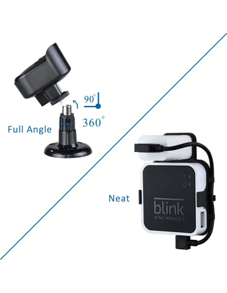 Soporte para Cámara Blink 4ta Gen GoHonor 3 Piezas Ajustable Soporte para Cámara Blink 4ta Gen GoHonor 3 Piezas Ajustable