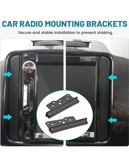Kit de instalación radio doble DIN NuIth para Toyota 1997-2009 Kit de instalación radio doble DIN NuIth para Toyota 1997-2009