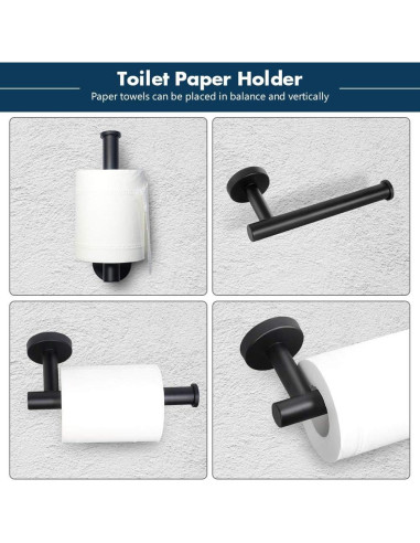 Conjunto de Accesorios de Baño TocTen 5 PCS Acero Inoxidable