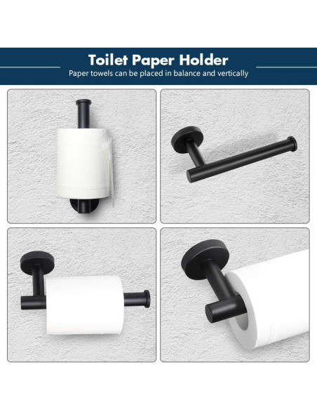 Conjunto de Accesorios de Baño TocTen 5 PCS Acero Inoxidable Conjunto de Accesorios de Baño TocTen 5 PCS Acero Inoxidable