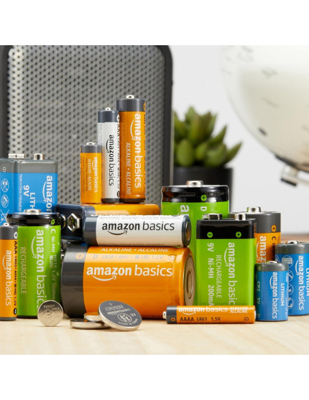Baterías Alcalinas 23A Amazon Basics Paquete de 4 Baterías Alcalinas 23A Amazon Basics Paquete de 4