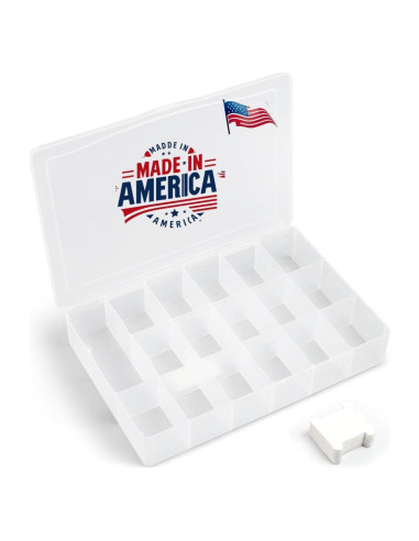 Caja organizadora de hilos Bulk Paradise 17 compartimentos