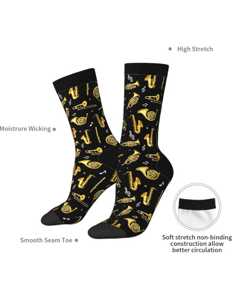 Calcetines Crew Divertidos KUOAICY Talla Única Casual Calcetines Crew Divertidos KUOAICY Talla Única Casual