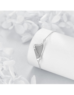 Pulsera de Arpa YFN en Plata Esterlina para Amantes de la Música 2