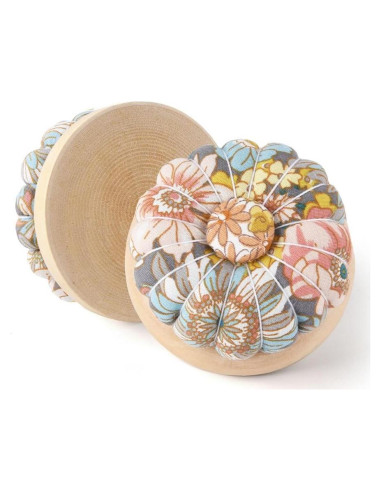 Almohadilla para Agujas Wanshui Calabaza Floral 7x3cm
