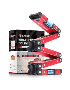 Nivel Plegable Saker 71 cm, Herramienta de Medición Precisa