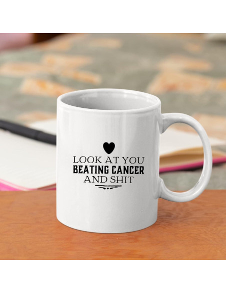 Taza Cerámica Panvola 11 oz Motivacional Supervivientes Cáncer Taza Cerámica Panvola 11 oz Motivacional Supervivientes Cáncer