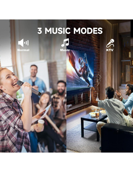 RHM K222 Máquina de Karaoke con 2 Micrófonos y Bluetooth RHM K222 Máquina de Karaoke con 2 Micrófonos y Bluetooth