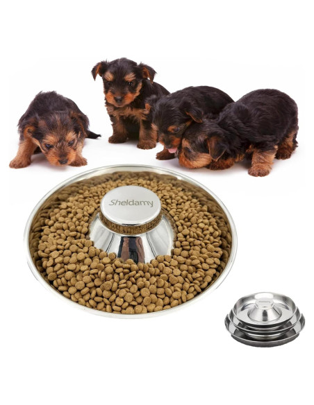 Cuenco para Cachorros Sheldamy Acero Inoxidable 25.9 cm Cuenco para Cachorros Sheldamy Acero Inoxidable 25.9 cm
