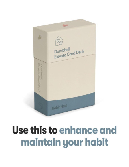 Diario de Entrenamiento Habit Nest con Tarjetas de Ejercicio Diario de Entrenamiento Habit Nest con Tarjetas de Ejercicio