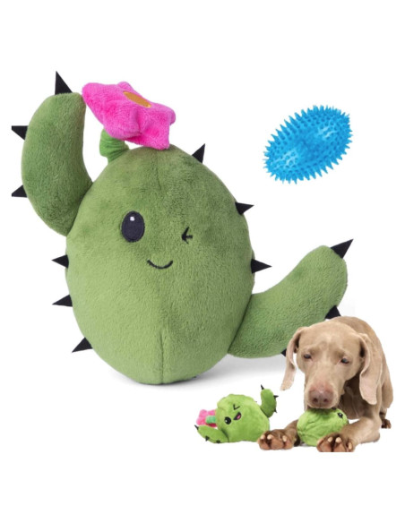 Juguete Interactivo para Perros Barkbox Consuela Cactus Grande Juguete Interactivo para Perros Barkbox Consuela Cactus Grande