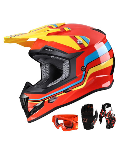Casco GLX GX623 para ATV/Moto de Tierra - Camo Pequeño