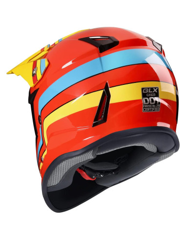 Casco GLX GX623 para ATV/Moto de Tierra - Camo Pequeño