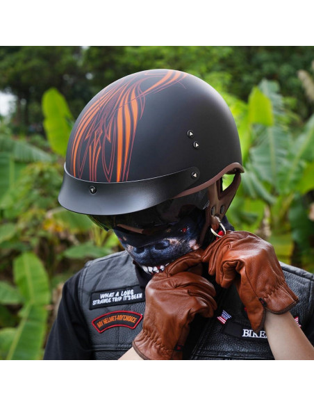 Casco de motocicleta VCOROS F-07 XL con visera solar Casco de motocicleta VCOROS F-07 XL con visera solar