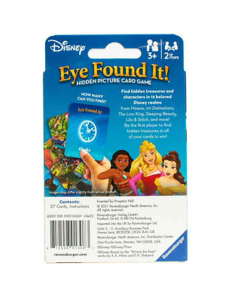 Juego de Cartas Disney ¡Lo Encontré! Ravensburger 3-5 Años Juego de Cartas Disney ¡Lo Encontré! Ravensburger 3-5 Años