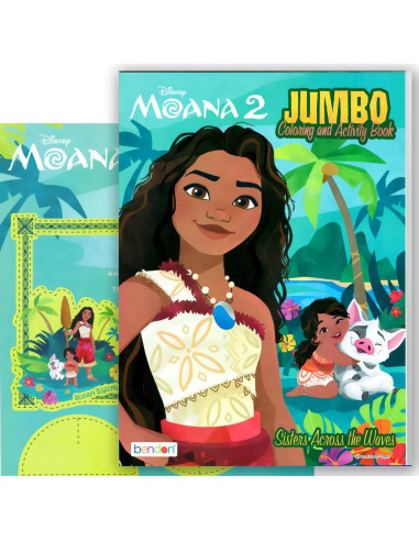 Conjunto de Libros para Colorear Disney - 4 Libros + Pegatinas