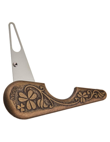 Enhebrador de Hilo Antiguo Clover 13 cm Marrón
