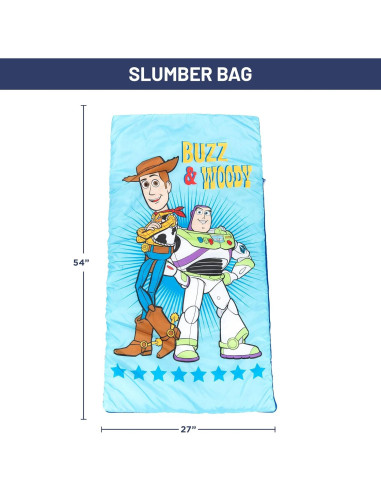 Saco de Dormir Infantil Jay Franco Toy Story 137x68 cm Azul