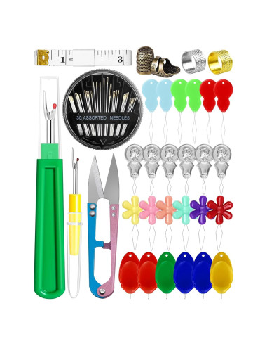 Kit de Enhebradores de Agujas FIVEIZERO 24 Piezas para Costura