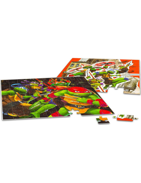 Rompecabezas Tortugas Ninja Adolescentes 48 y 100 piezas Rompecabezas Tortugas Ninja Adolescentes 48 y 100 piezas