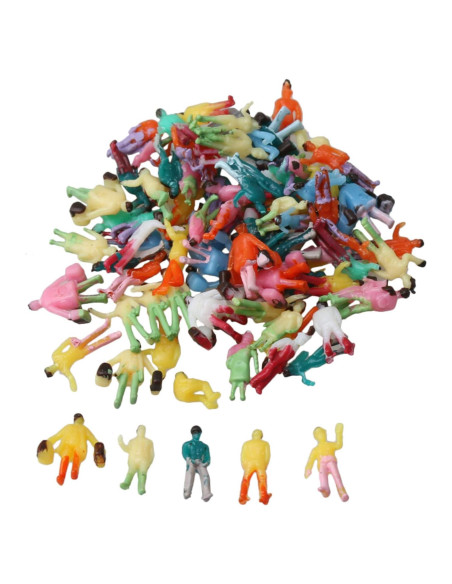 Figuras de Personas para Modelos BQLZR 100 Piezas 1:200 Figuras de Personas para Modelos BQLZR 100 Piezas 1:200