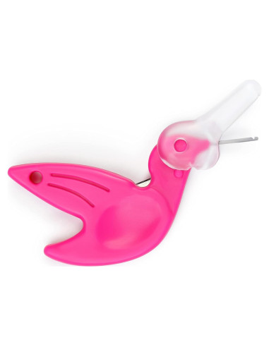 Enhebrador de Agujas Prym Love Birdy con Cortador Rosa