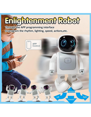 Altavoz Robot Bailarín Gsou Bluetooth Interactivo 20cm