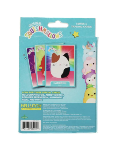Tarjetas de Comercio Squishmallows Kellytoy Paquete de 4 Tarjetas de Comercio Squishmallows Kellytoy Paquete de 4