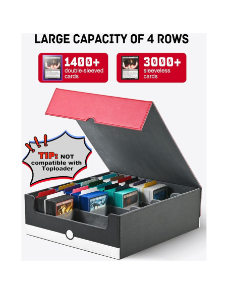 Caja de Almacenamiento de Cartas ZLCA 3000+ con Divisores Caja de Almacenamiento de Cartas ZLCA 3000+ con Divisores
