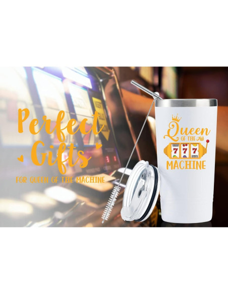 Vaso de Acero Inoxidable Onebttl 591 ml Blanco con Popote Vaso de Acero Inoxidable Onebttl 591 ml Blanco con Popote