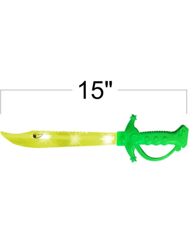 Espada de Juguete Iluminada ArtCreativity 38 cm Verde